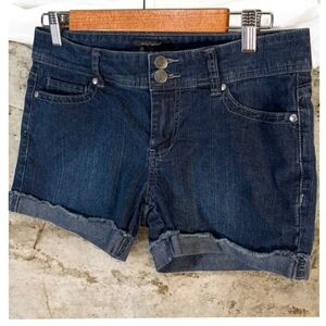 Daisy Fuentes Cuffed Jean Shorts Women's Size 4 Summer Fun